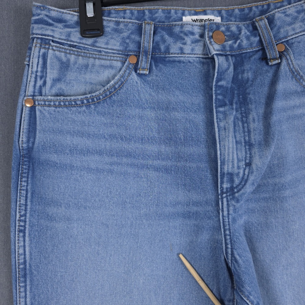 Wrangler Wanderer High Rise Flare Jeans Womens 29x30 (Fits 31x30) Wide Leg Denim - Picture 5 of 16